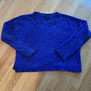 Woven blue sweater size s